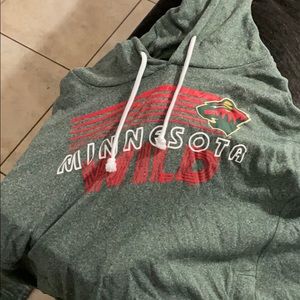 Minnesota Wild 3/4 sleeve sweatshirt